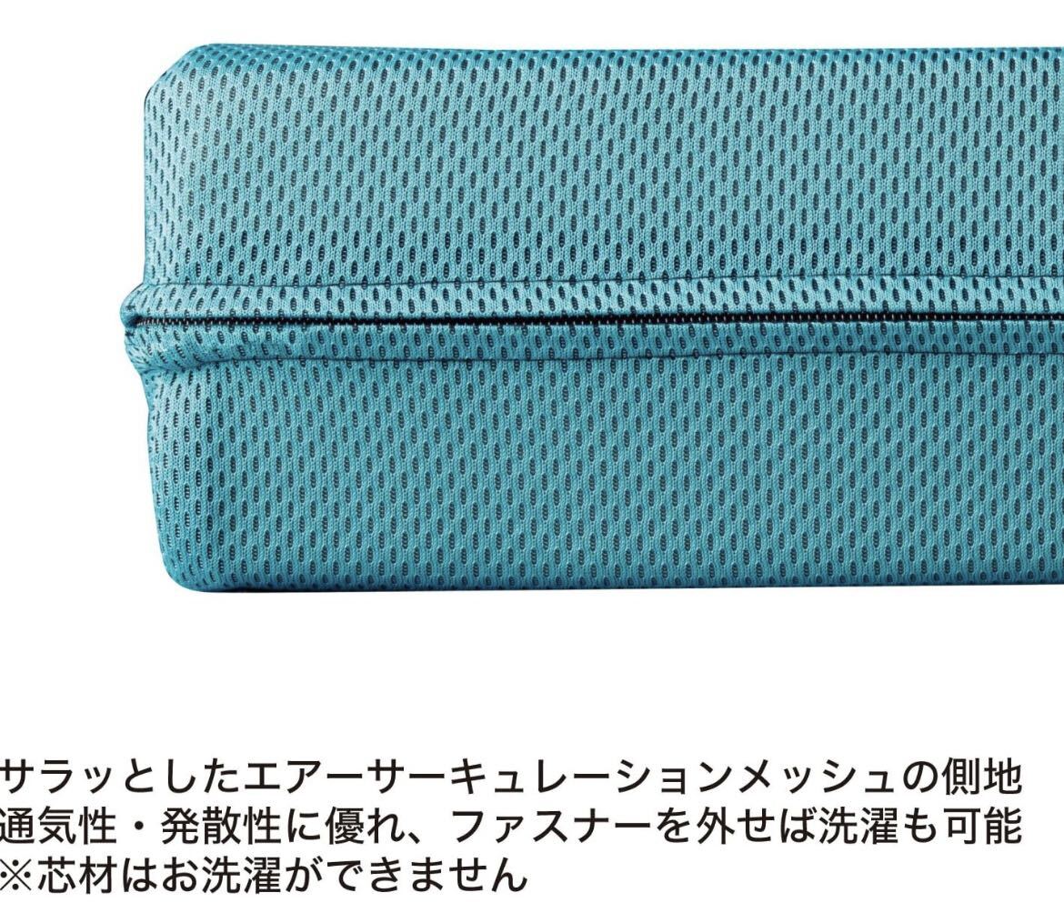 送料無料！ Magniflex(マニフレックス)メッシュ・ウィング 日本用三つ折り高反発マットレス シングル ミッドブルー 11cm 硬め イタリア製_画像5