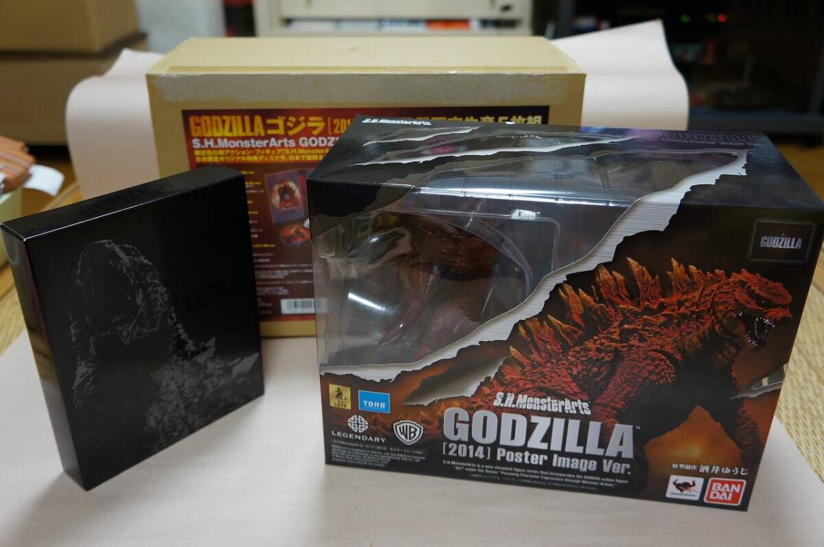 GODZILLA ゴジラ [ 2014 ] 完全数量限定生産 5枚組 S.H.MonsterArts GODZILLA [ 2014 ] Poster Image Ver.同梱 [Blu-ray]_画像2