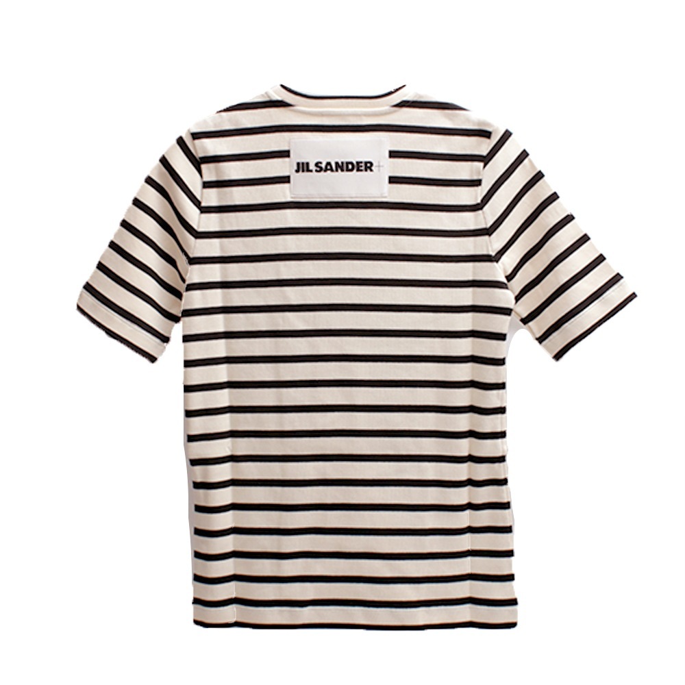 ジルサンダー JIL SANDER Tシャツ J40GC0111-J46497-080-S レディース クリーム ボーダー JILSANDER_画像2