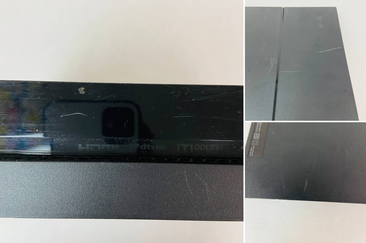 (25357) ■ SONY PS4 CUH-1000A 500GB ジェットブラック 初期型【箱無し】 中古品_画像4