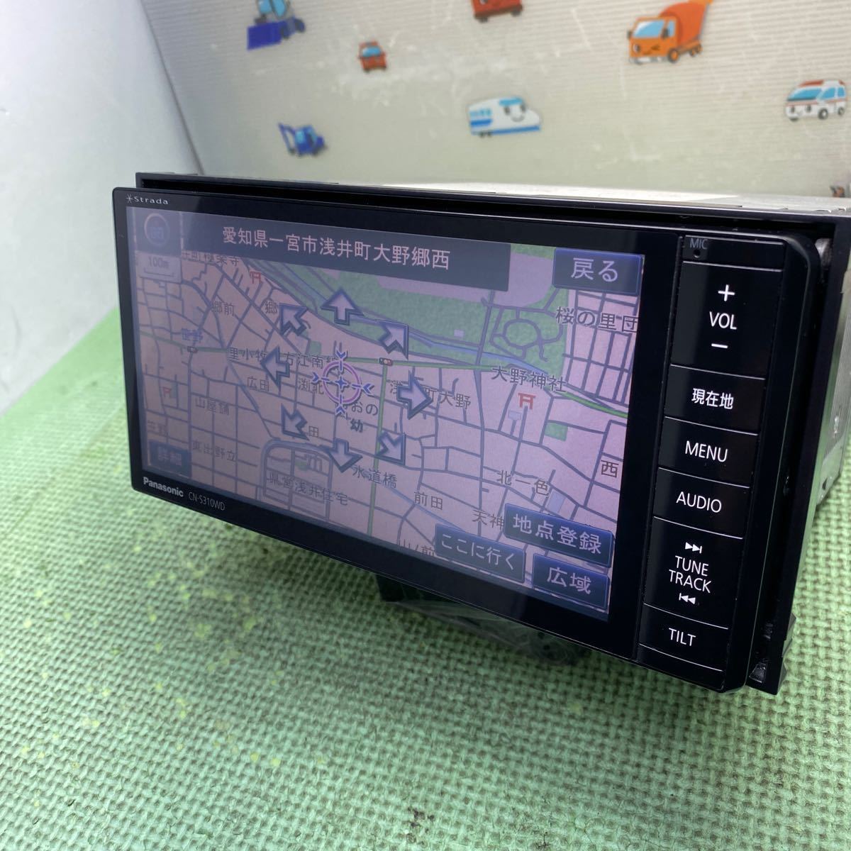 ★保証付動作★ Panasonic メモリーナビ CN-S310WD★フルセグTV/CD/DVD/MP3/AM/FM/BLUETOOTH/SD/USBの画像4