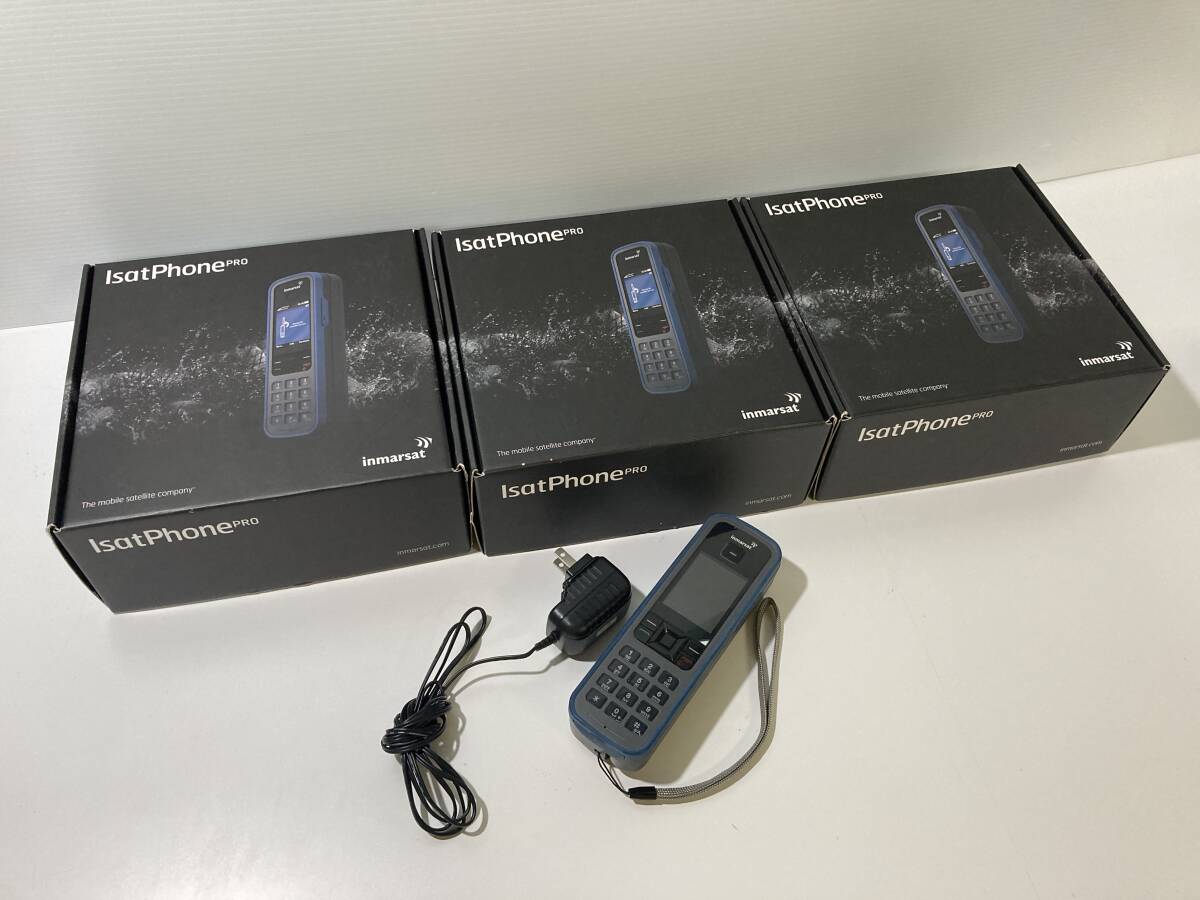 ★inmarsat isatphone pro 衛星電話 4台 未チェック ジャンク品 3-64の画像9