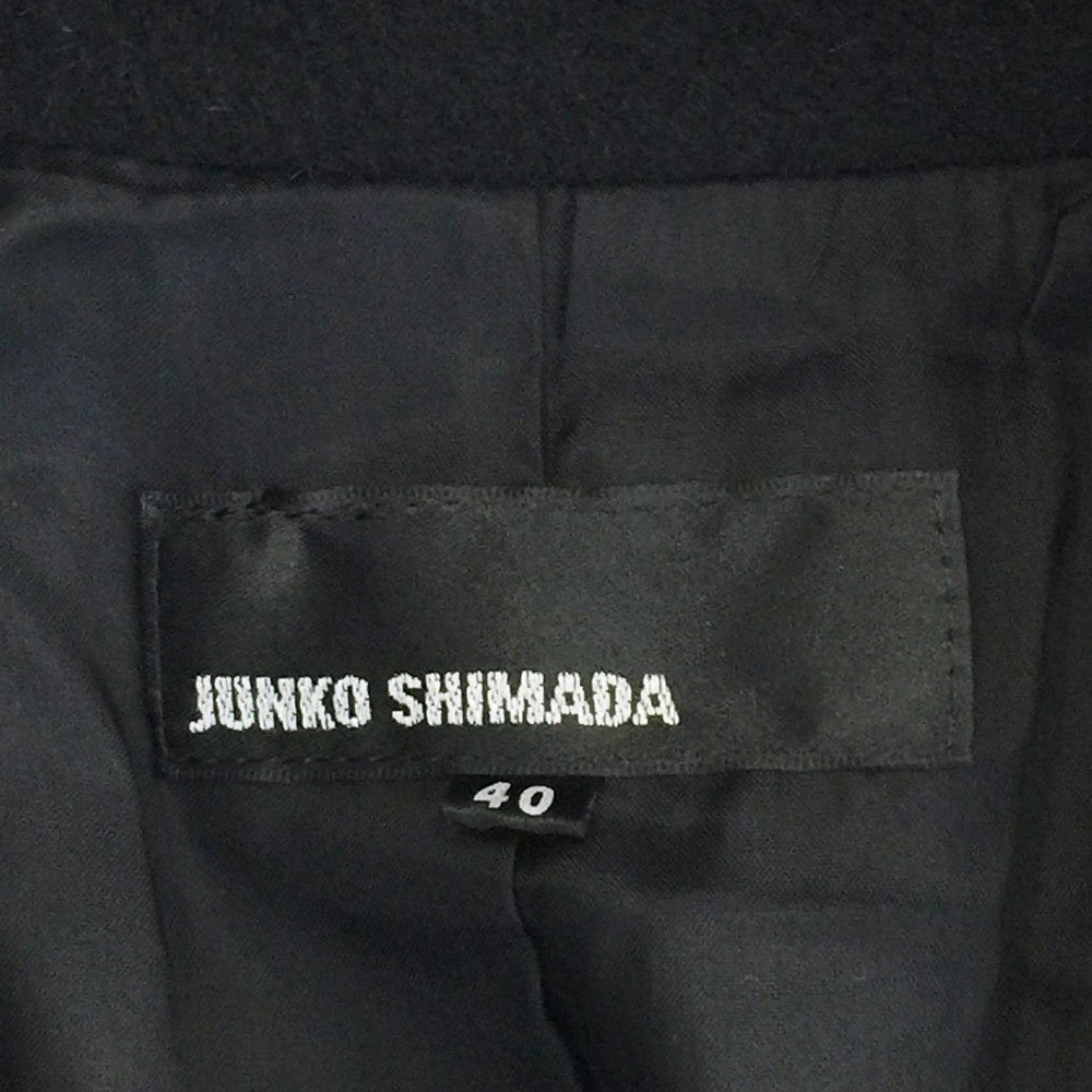 * Junko Shimada JUNKO SHIMADA[5 ten thousand 7000 jpy ] Anne gola wool coat lady's 40 black long coat long sleeve 96057-026 3BB/90930