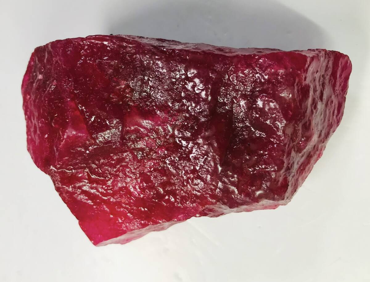 【大地のパワー絶大】天然ルビーコランダム 原石 1800.25Ct Ruby 天然石 パワーストーン 鑑別書付き ソーティング Corundum 宝石 鑑賞石の画像4