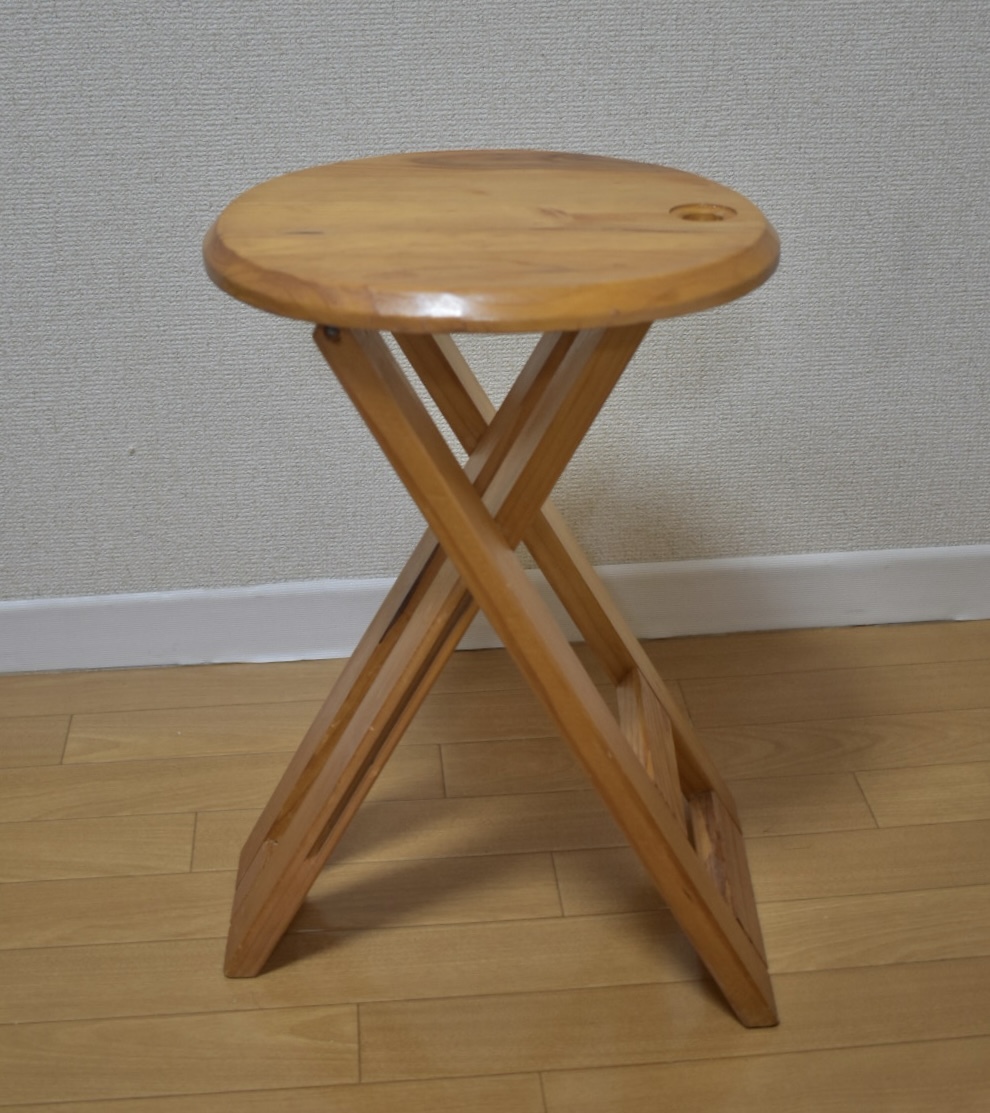 ※一点のみ Adrian Reed Suzy Stool スージースツール エイドリアン リード 1980年代 Roger Tallon TS ロジェ タロン フランス 折り畳み_画像1