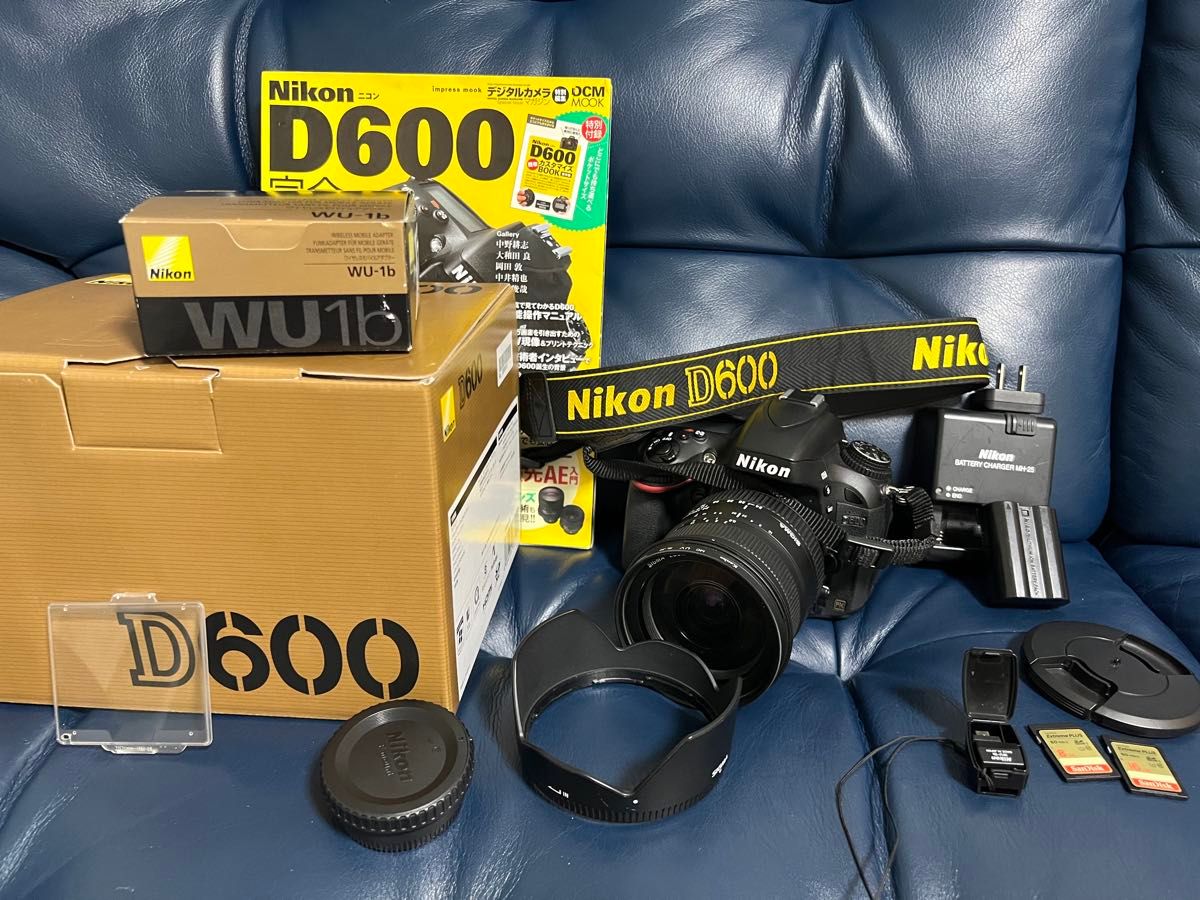 ニコン Nikon D600 動作正常 レンズ 24-135 WiFi付