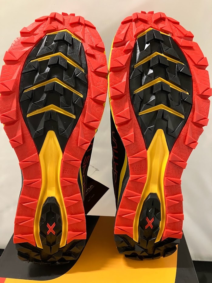 送料無料！未使用品 LA SPORTIVA　JACKAL スポルティバ ジャッカル トレイルランニング トレラン シューズ　ブラック／イエロー　27.5cm_画像5