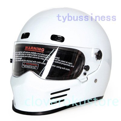 最新作★日本未発売バイクヘルメットガラス繊維フルフェイスオンロードCRGヘルメットサイズ S-XXL選択可能ホワイト_画像1