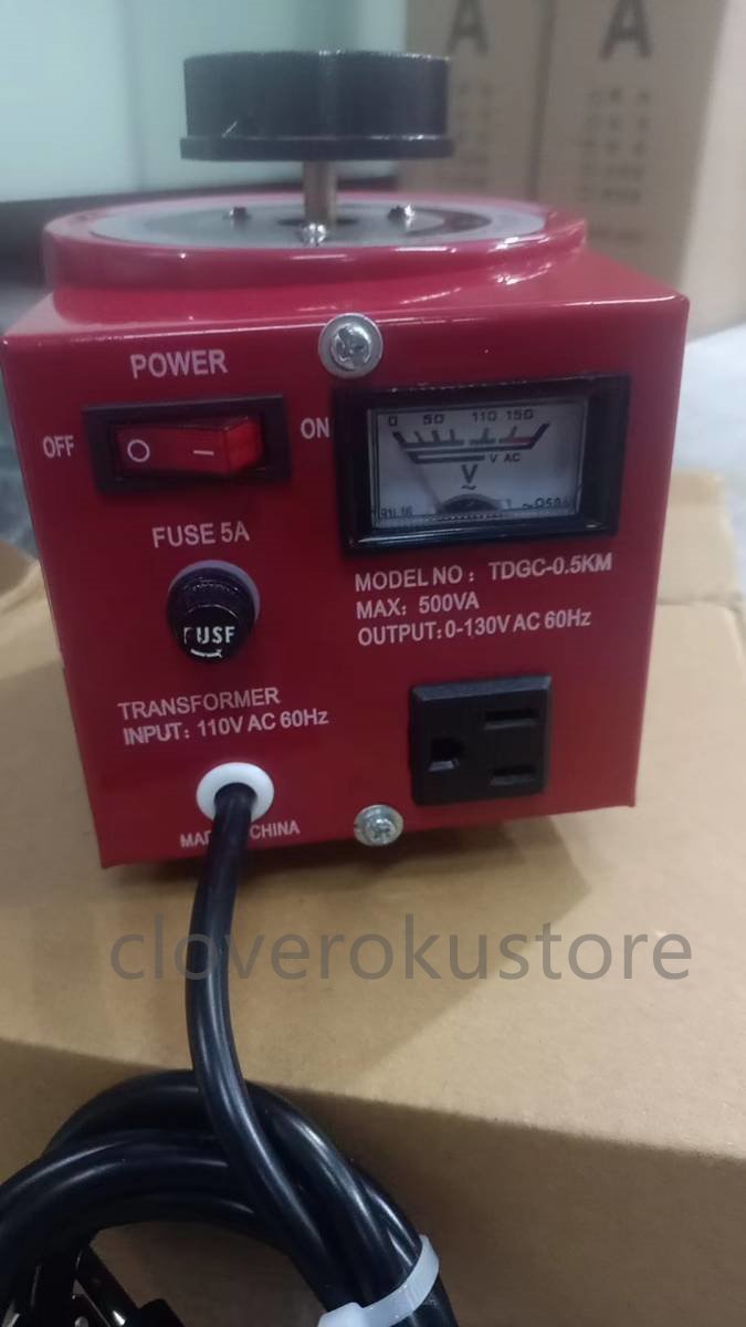 電圧調整器 昇圧器 昇圧機 変圧器 500VA 0.5KVA 単相2線 0~130V ポータブルトランス 110V-130V 地域の電気製品を日本で使用_画像1