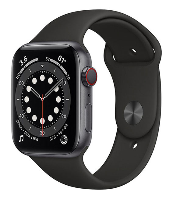 Series6[44mm cell la-] aluminium Space gray Apple Wa...