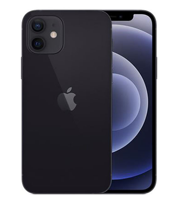 iPhone12[128GB] UQモバイル MGHU3J ブラック【安心保証】_画像1