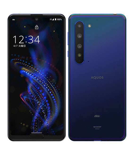 AQUOS R5G SHG01[256GB] au アースブルー【安心保証】_画像1