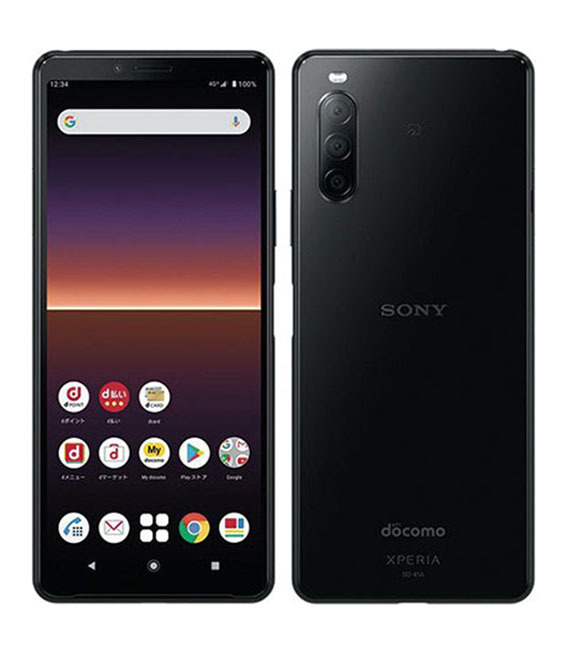 Xperia 10 II SO-41A[64GB] docomo ブラック【安心保証】_画像1