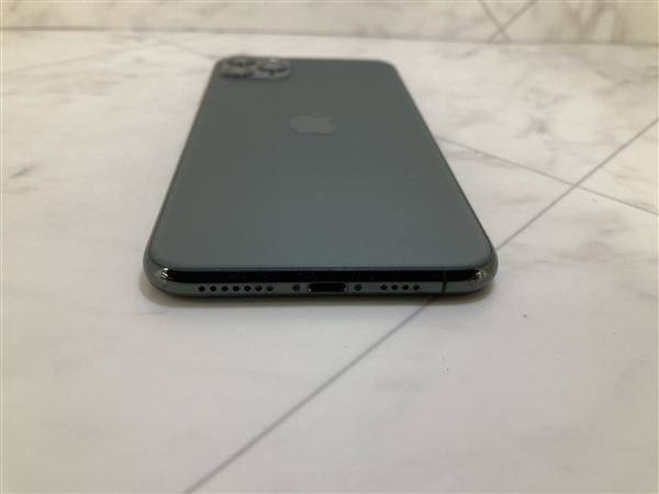 iPhone11 Pro Max[512GB] au MWHR2J ミッドナイトグリーン【安…_画像7