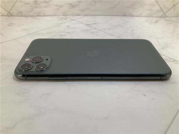 iPhone11 Pro Max[512GB] au MWHR2J ミッドナイトグリーン【安…_画像4