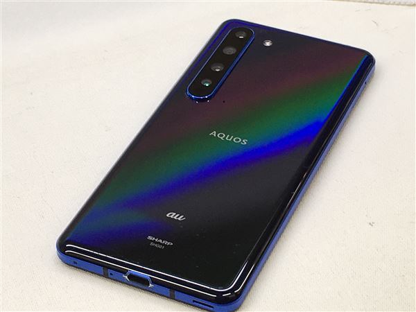 AQUOS R5G SHG01[256GB] au アースブルー【安心保証】_画像4