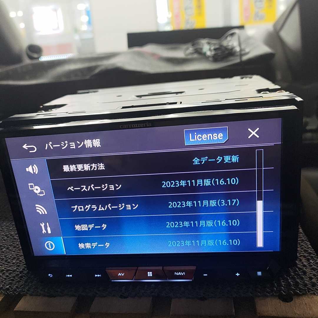 カロッツェリア AVIC-CZ902XS 地図2023年！ SD音楽 SD動画 Bluetooth USB音楽 USB動画 HDMI iPod DVD再生 車速確認OK フルセグ 動作確認OKの画像4