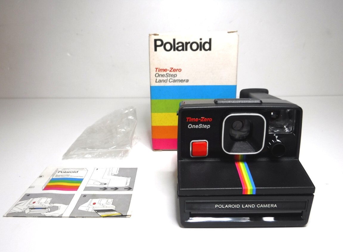 未使用 Polaroid ポラロイドカメラ Time-Zero OneStep タイムゼロ ワンステップ 箱あり 現状品 保管品 発送60サイズの画像1
