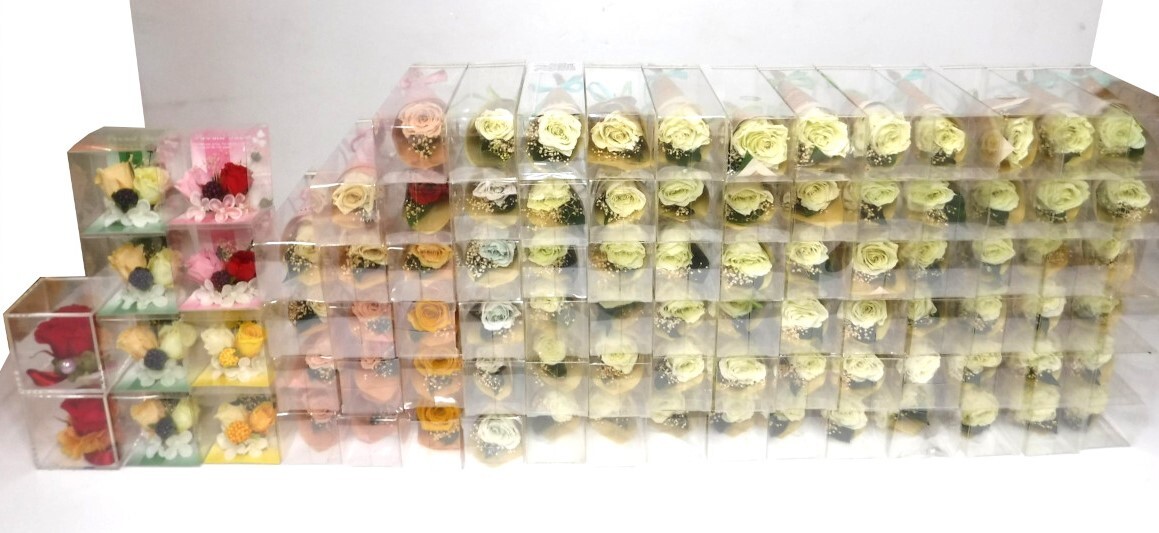  новый товар 91 шт консервированный цветок букет rose цветок смешанные товары конечный продукт красный бежевый голубой желтый orange много суммировать отправка 120 размер 