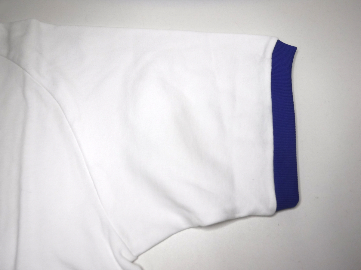 新品 体操服 半袖 サイズ XO 白 青 シャツ 体育着 大きい スポーツウェア 送料全国一律385円_画像6