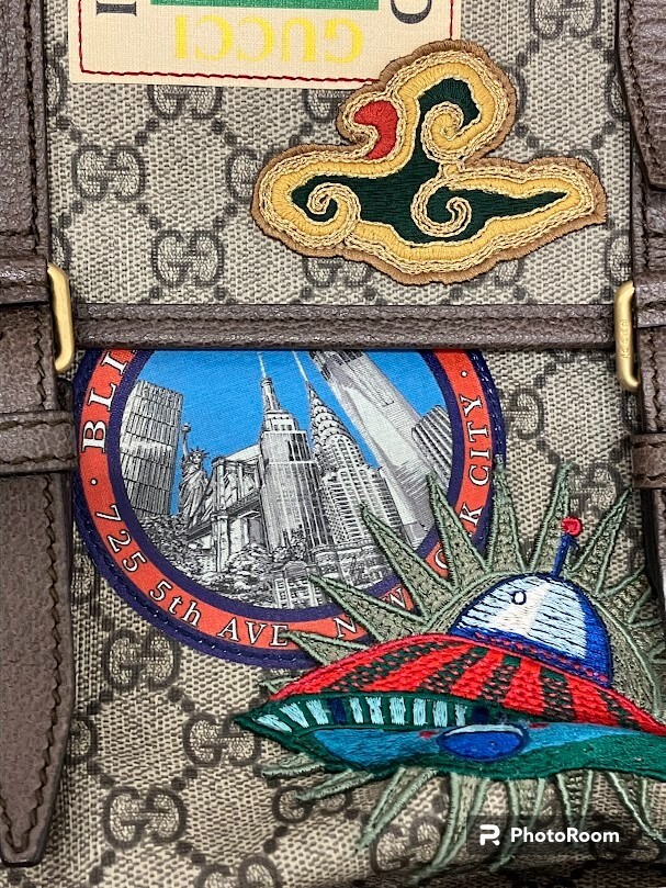 GUCCI グッチ　クーリエ　ＧＧスプリーム ハイブランド バックパック ブランド リュック JAPAN TOKYO SHINJUKU 新宿 中古 _画像4