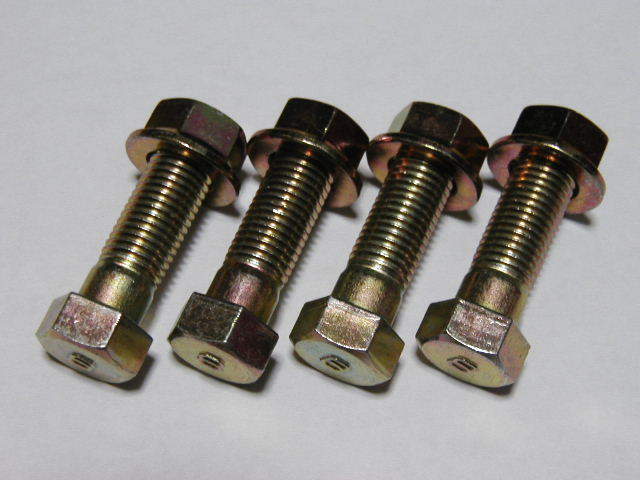  high quality made in Japan strengthen muffler bolt & nut 4 pcs set bolt . nut strength 2 times breaking measures Silvia S13 S14 S15