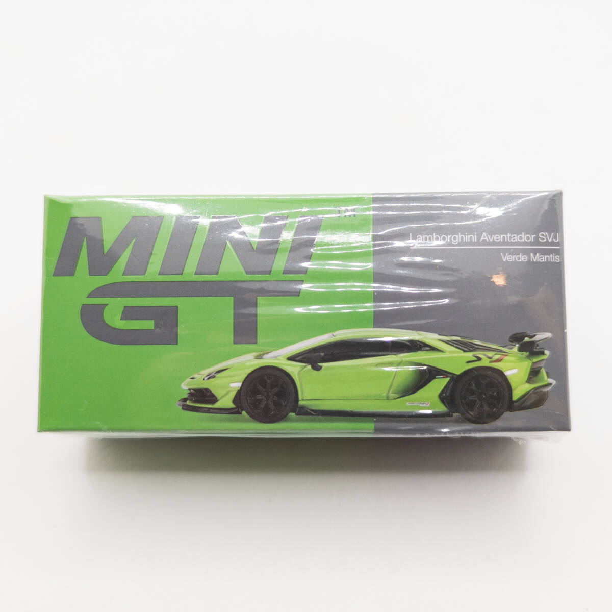 [ST-02651] Mini GT ランボルギーニ アヴェンタドール Verde Mantis 1/64 Lamborghini Aventador SVJ No.391 ミニカー 模型_画像1