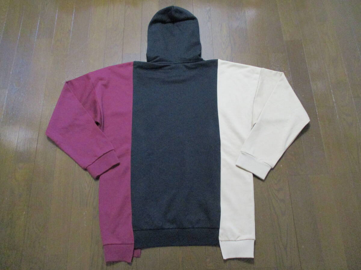 ☆Kappa/カッパ☆未使用 CRAZY SWITCH SWEAT HOODIE サイズ：M ドロップショルダースウェットプルオーバーパーカー_画像9