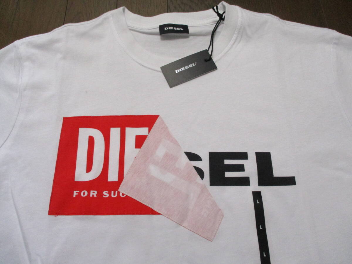 ☆DIESEL/ディーゼル☆未使用 T-DIEGO-QA 半袖Tシャツ サイズ：L フロントロゴ_画像5