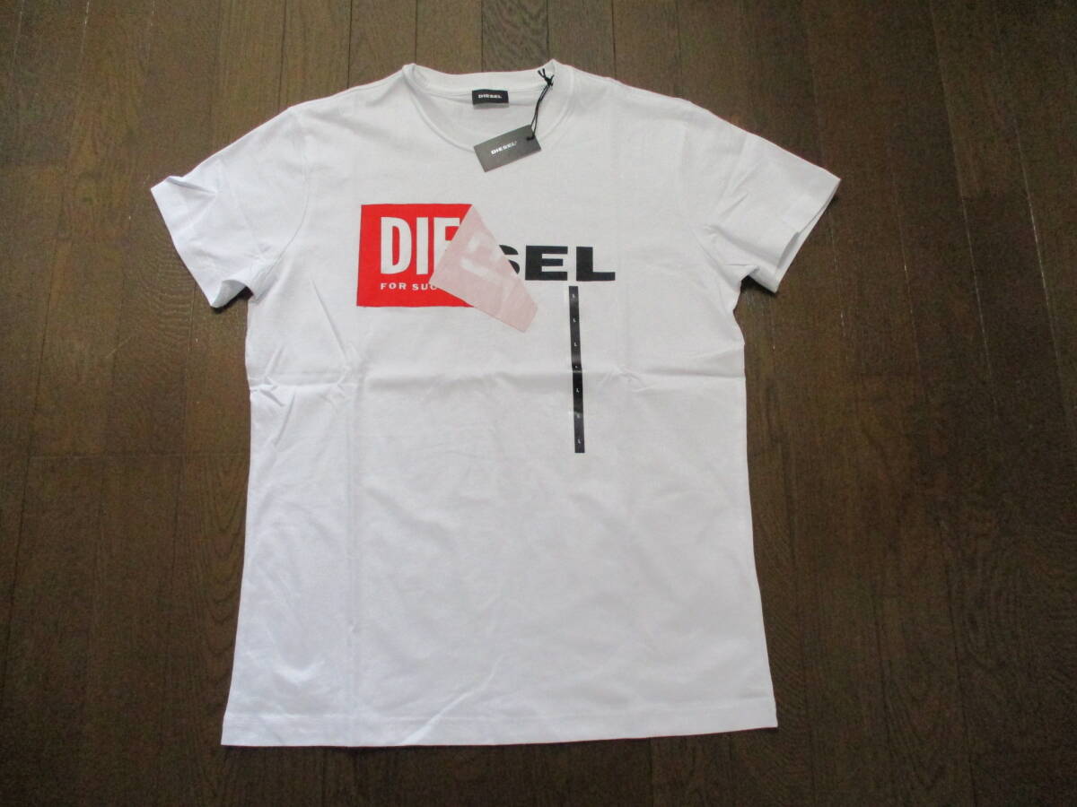 ☆DIESEL/ディーゼル☆未使用 T-DIEGO-QA 半袖Tシャツ サイズ：L フロントロゴ_画像4