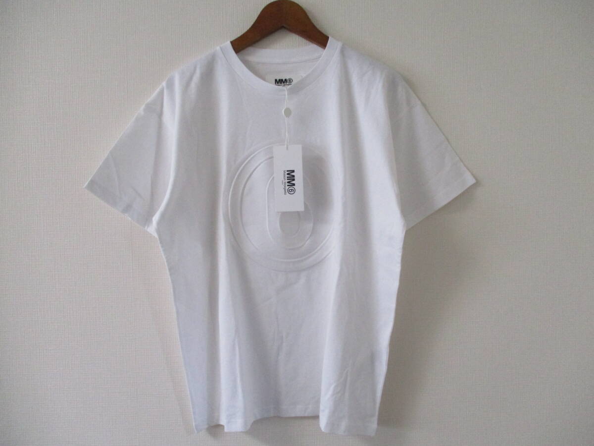 ☆MM6/エムエムシックス メゾンマルジェラ☆未使用 M60132 半袖Tシャツ カットソー14Y 160cm~ドロップショルダーの画像1