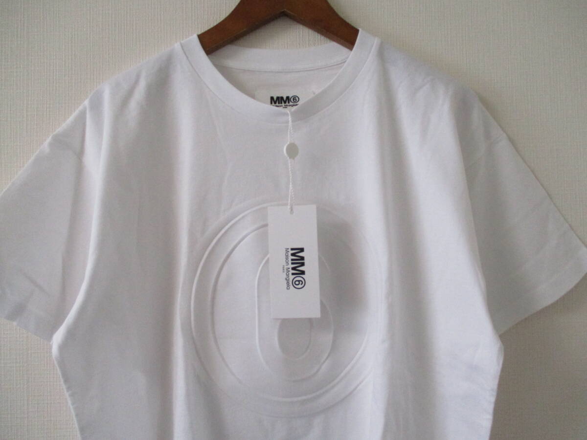 ☆MM6/エムエムシックス メゾンマルジェラ☆未使用 M60132 半袖Tシャツ カットソー14Y 160cm~ドロップショルダーの画像2