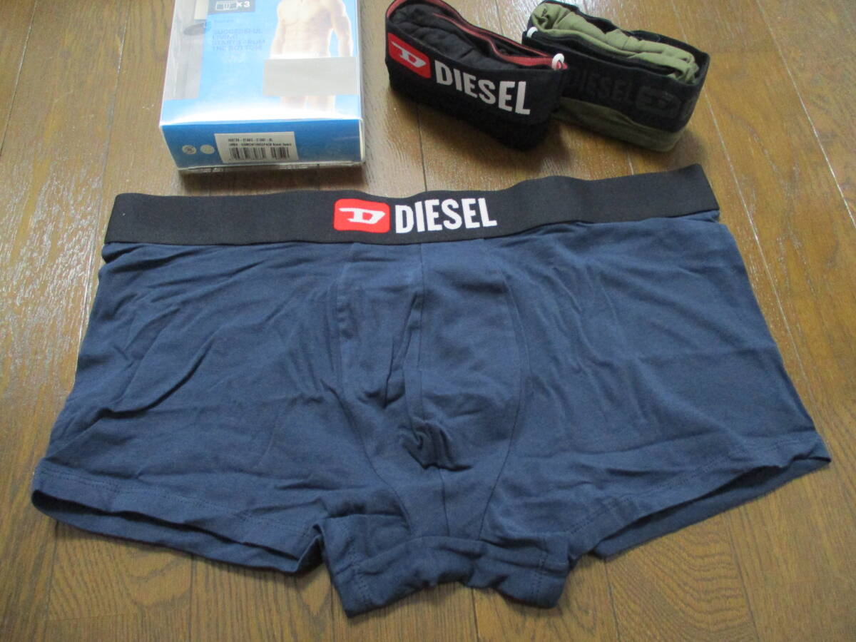 ☆DIESEL/ディーゼル☆未使用 UMBX-DAMIENTHREEPACK BOXER 3PACK ボクサーパンツ 3枚セット サイズ：XL ボクサーパンツ おしゃれ_画像3