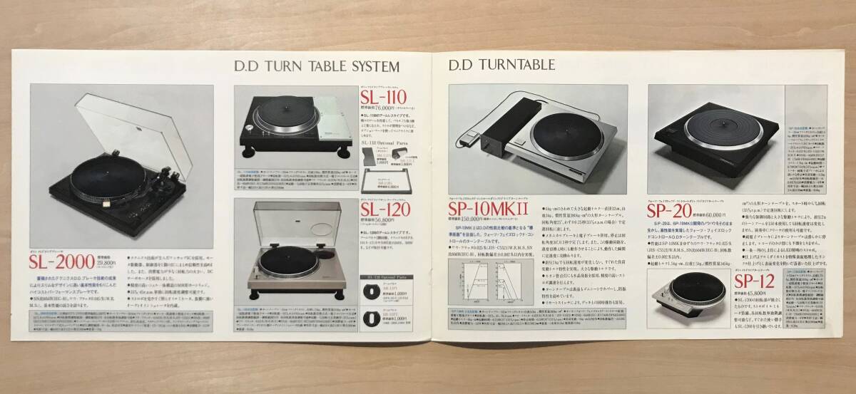 ★レア! 1976年12月 「 テクニクス プレーヤ 総合 カタログ」 Technics Player System の古い希少なカタログ SP10MKⅡ SL-1200 等 の画像6