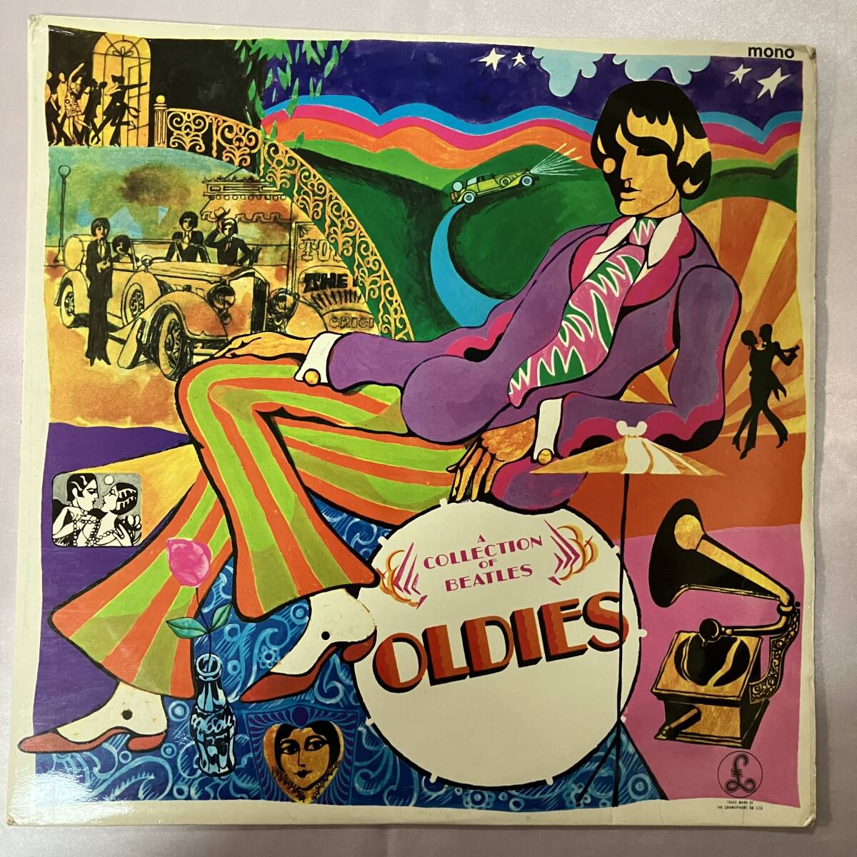 【両面マザー1・スタンパー2桁】1stプレス マト1G/1G UKモノラル盤 OLDIES ビートルズ THE BEATLES オールディーズの画像7