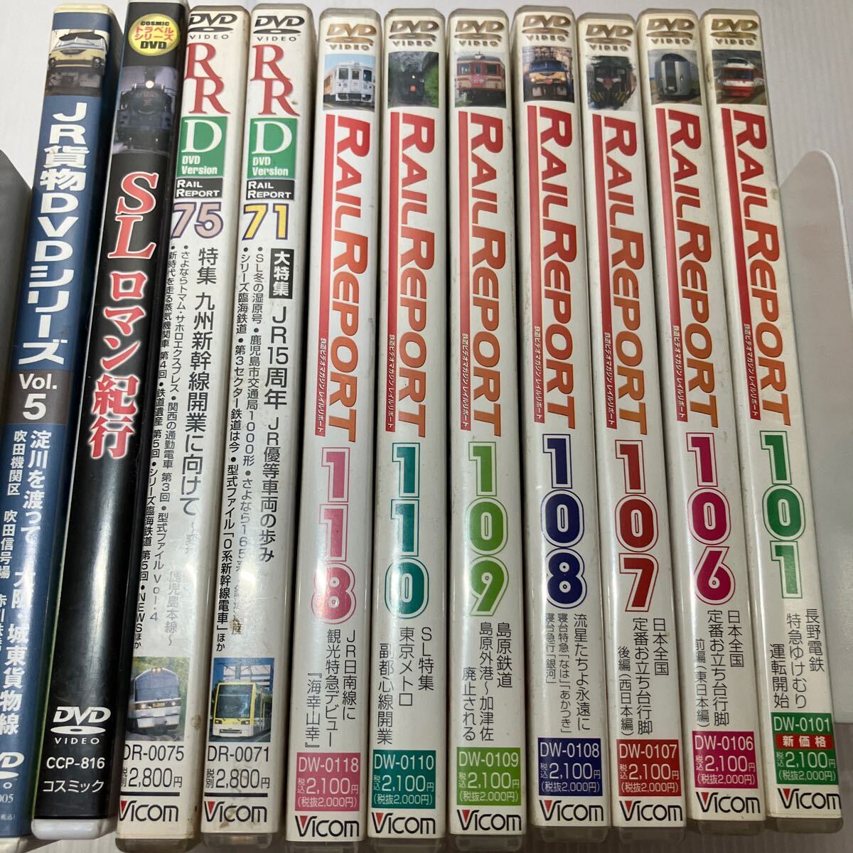 DVD 鉄道ビデオマガジン　レイルリポート合計11点_画像2