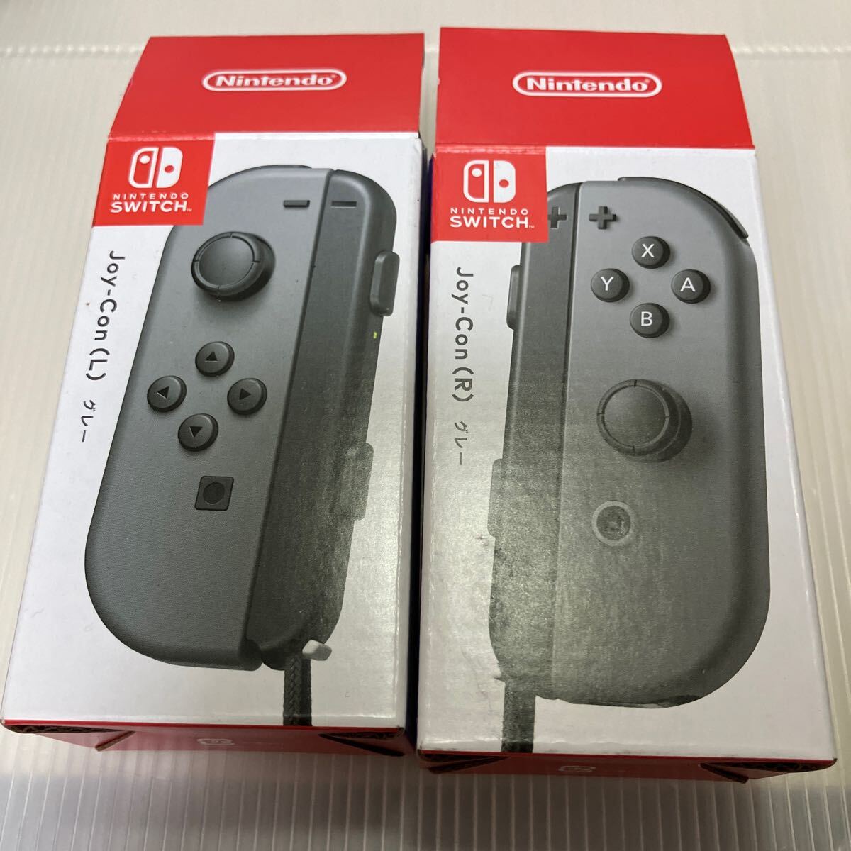 【動作品】Nintendo Switch ジョイコン グレー ＬとR _画像6