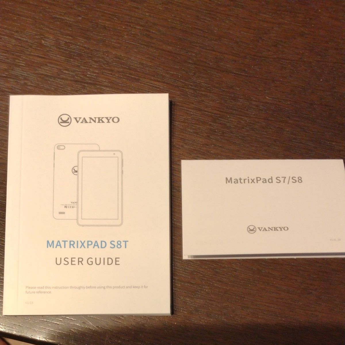 VANKYO MatrixPad S8T ※箱と予備の保護フィルム付き