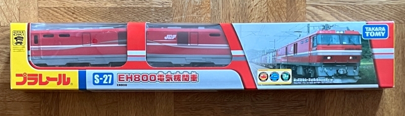 タカラトミー プラレール S-27 EH800 電気機関車 未使用品 廃盤品 送料無料 TAKARA TOMY_画像1