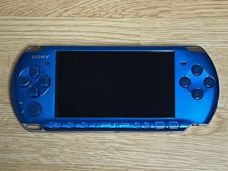 SONY PSP-3000 VB バイブラント・ブルー 本体のみ 動作未確認 ジャンク品扱い プレイステーション・ポータブル SCE PlayStation Portable_画像1