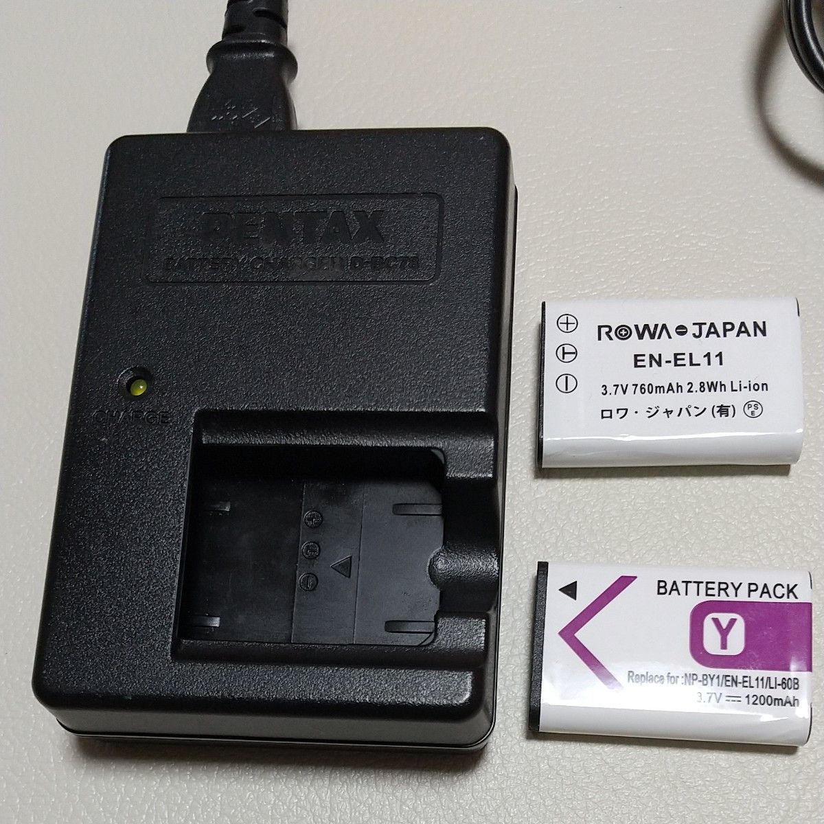 【再出品】PENTAX 防水 デジタルカメラ OPTIO W80 ガンメタルグレー     (リチウム電池新品を買い足しました！)