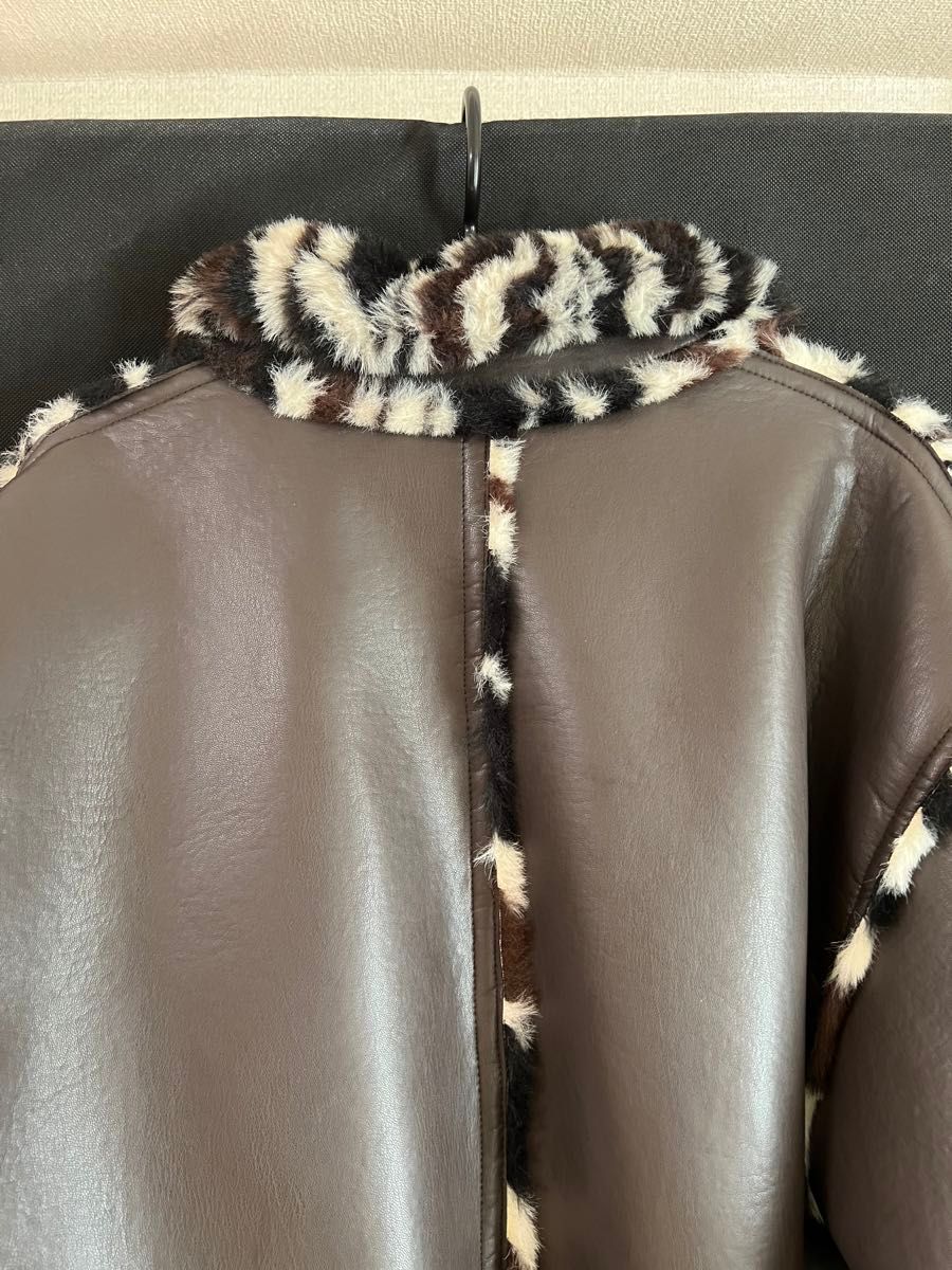 Seyto Reversible fur mouton jacket ジャケット