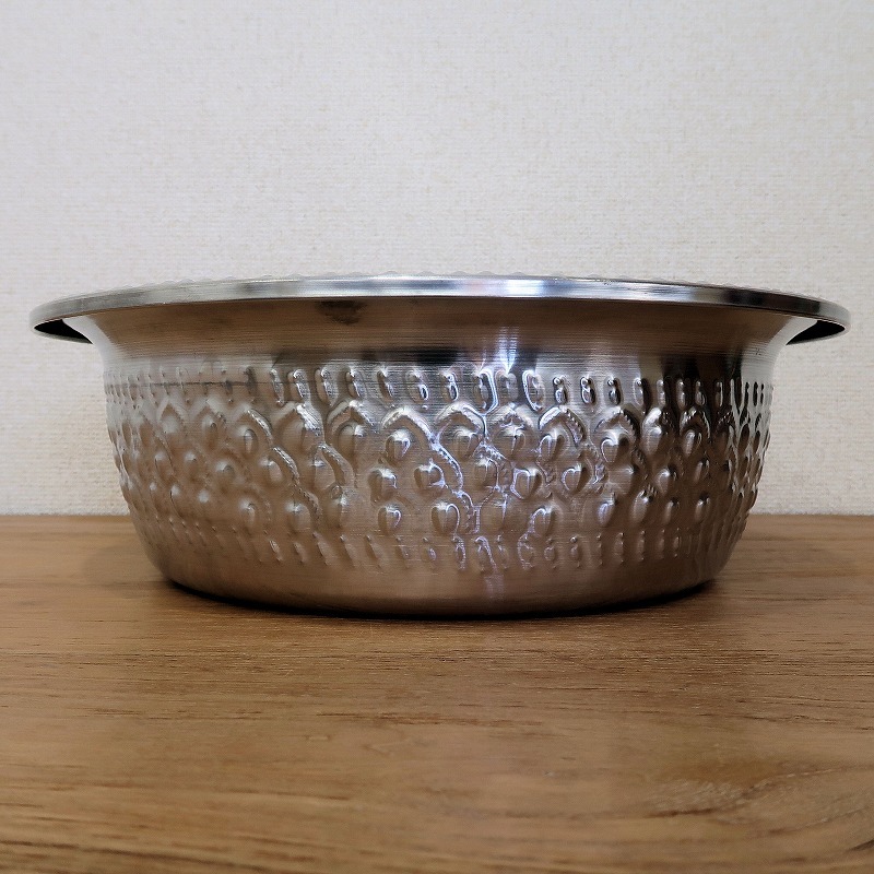  foot bath bowl aluminium 38cm pair hot water pair .spabo Wolf to massage bowl JAWA Asian miscellaneous goods burr miscellaneous goods Esthe salon supplies 380366