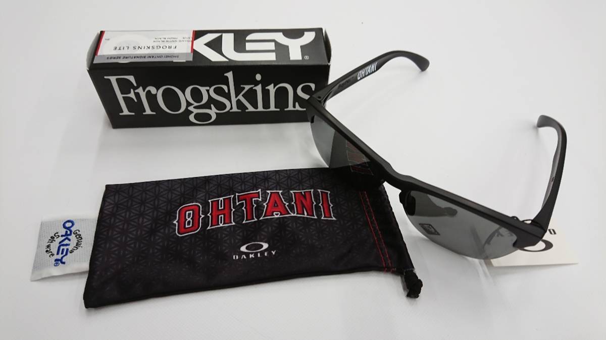 ☆激レア品☆限定品★大谷翔平シグネチャー×オークリー（OAKLEY）正規品 サングラス　9374-3863【FROGSKINS　LITE】【Prizm】プレミアム品_画像1