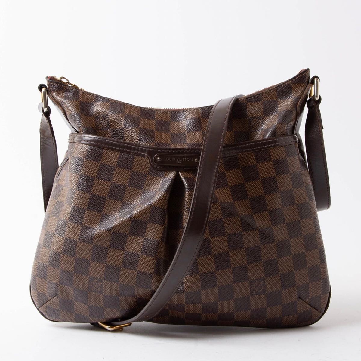 1円■美品■ LOUIS VUITTON ルイヴィトン ダミエ ショルダーバッグ N42251 ブルームズベリPM クロスボディ 斜め掛け レザー ブラウン 708-1_画像2