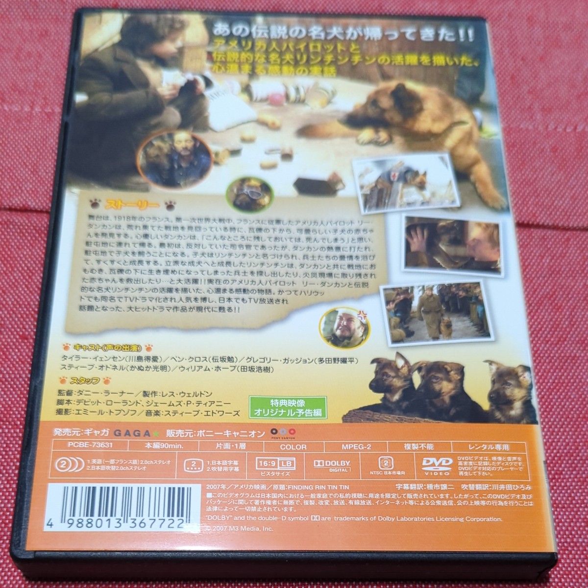 名犬リンチンチン　DVD   レンタル落ち