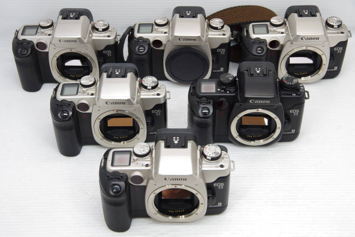 ★ジャンク★キヤノン Canon EOS 55 ボディ 6台セット_画像1