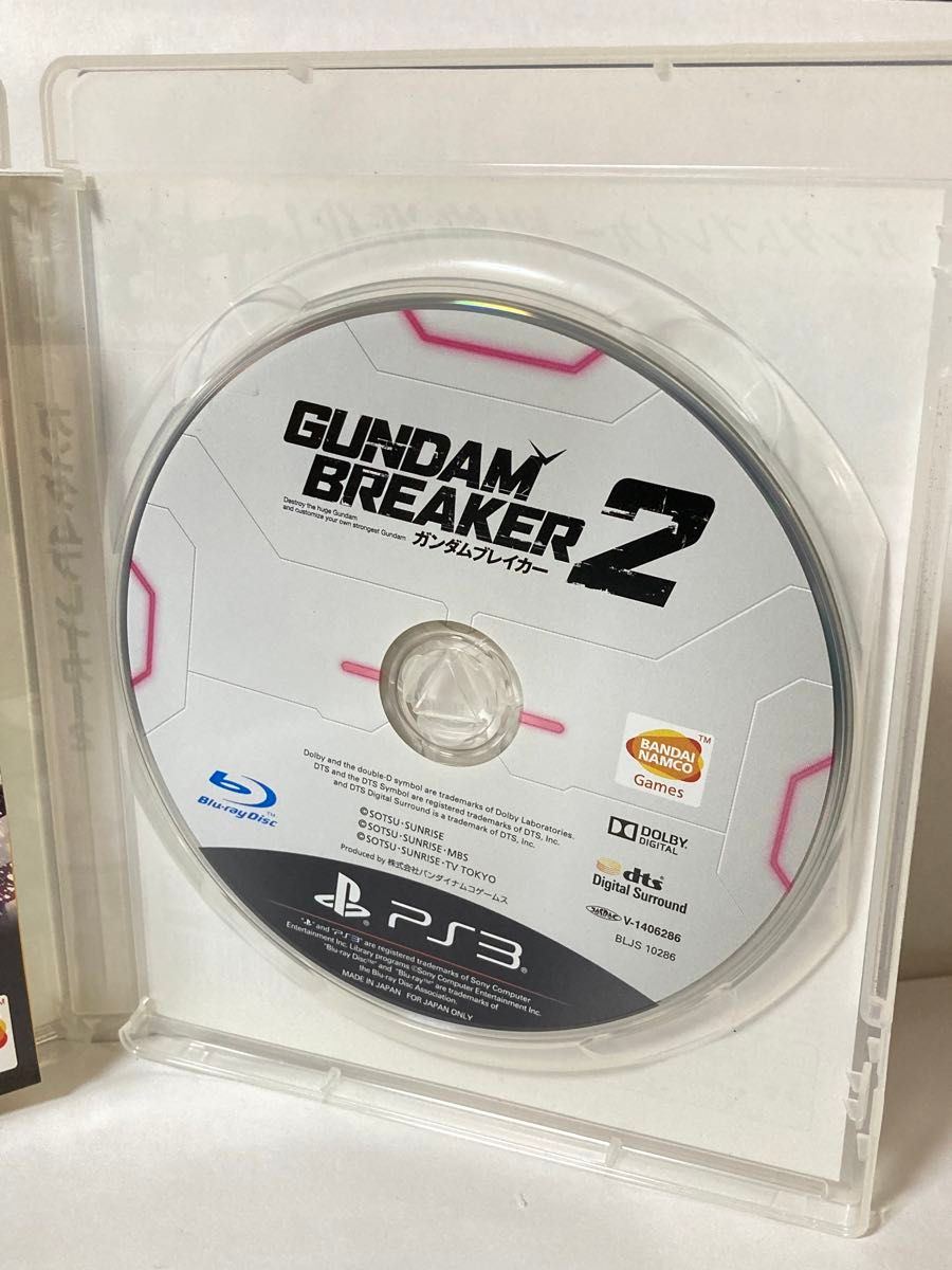 ガンダムブレイカー1 2 PS3ソフト 2本セット