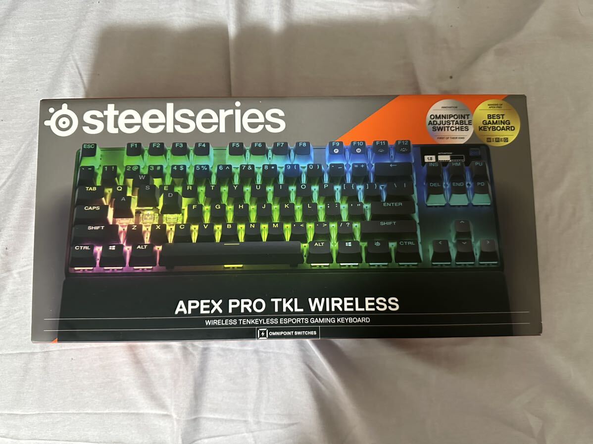 【中古美品】SteelSeries ゲーミングキーボード Apex Pro TKL Wireless 2023 国内正規品　動作確認済み_画像1