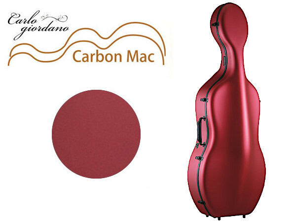  новый товар бесплатная доставка карбоновый Mac CFC-2S атлас wine red виолончель кейс легкий Carbon Mac быстрое решение 